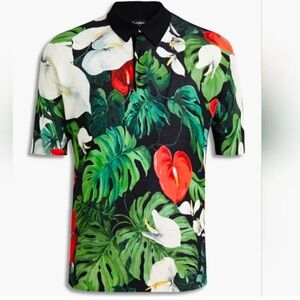 Dolce & Gabbana Black and Cream Shirt